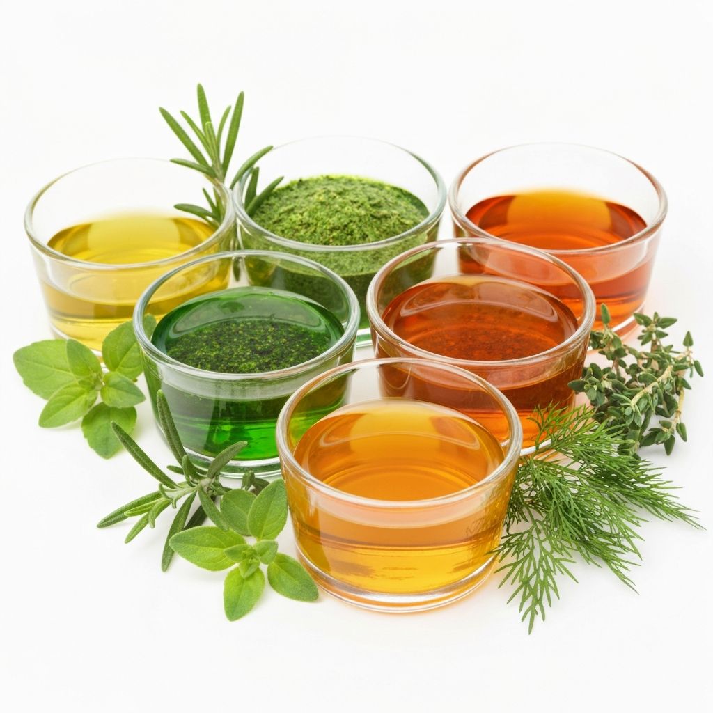 Berbagai ekstrak tanaman